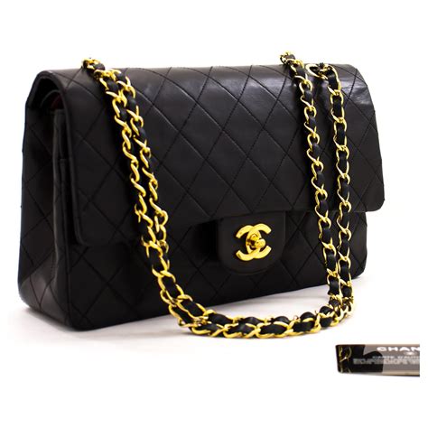 chanel bag black medium|authentic chanel shoulder bags.